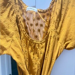 Doen Mustard Yellow Maxi Dress